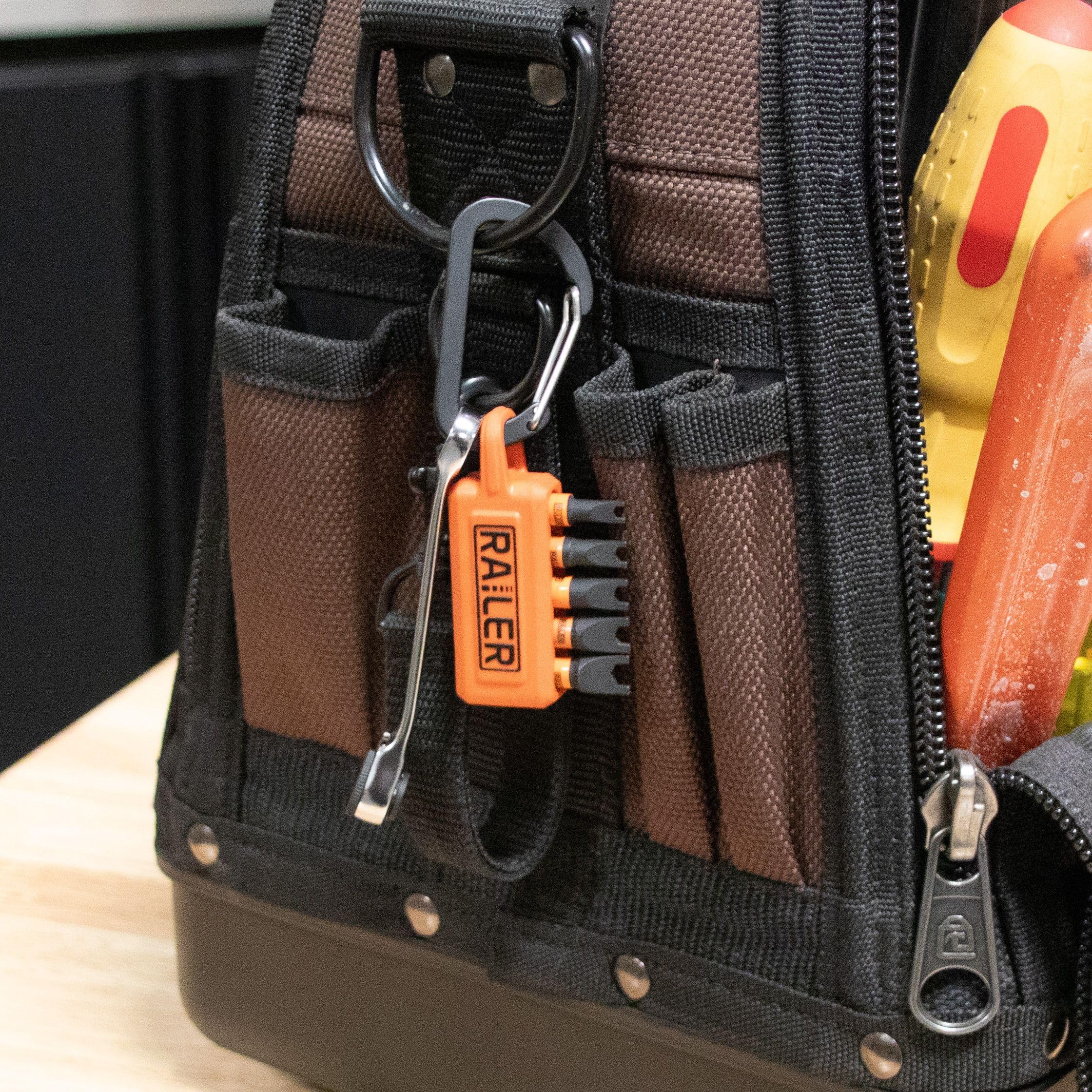 Railer 1 Inch Spanner Screwdriver Bit Set with Bit Ratchet - 5PC S2 Steel 1" Spanner Snake Eyes Impact Driver Bit Set With A Tool Storage Bit Holder & Carabiner - Image 5