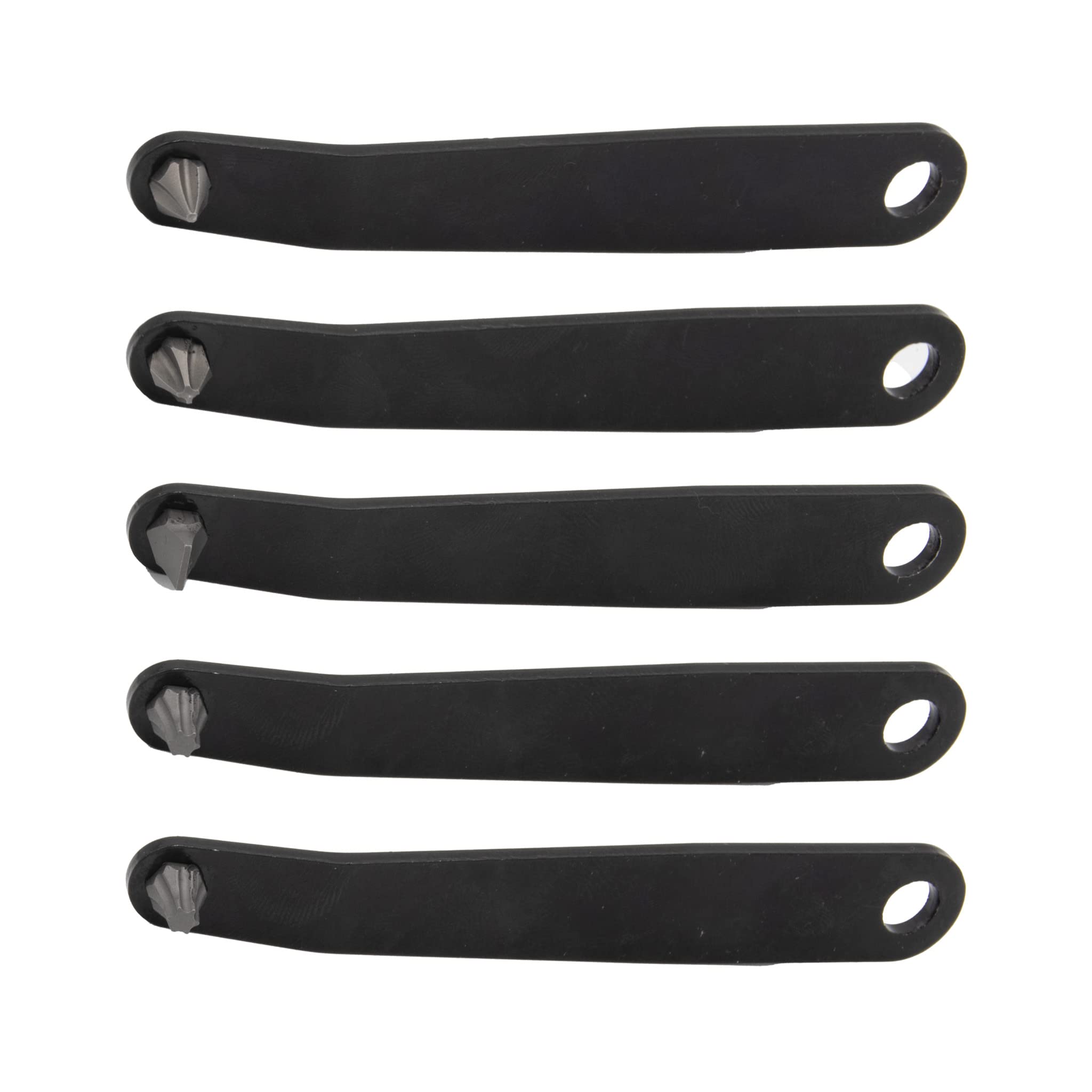 Railer Low Profile Offset Screwdriver Set — S2 Steel Right Angle 90 Degree Ultra Thin Slim EDC Hand Tool 5pc for Tight Spaces | Phillips #1, #2, TORX T20, T25, Slotted SL6 - Image 3